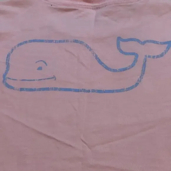 Pink vineyard vines t shirt sz 6 Whale Logo Tee - Picture 3 of 6